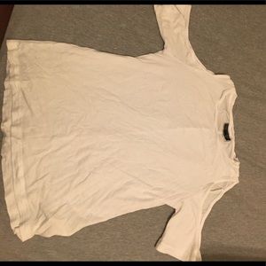 Top shop cut out shoulder top